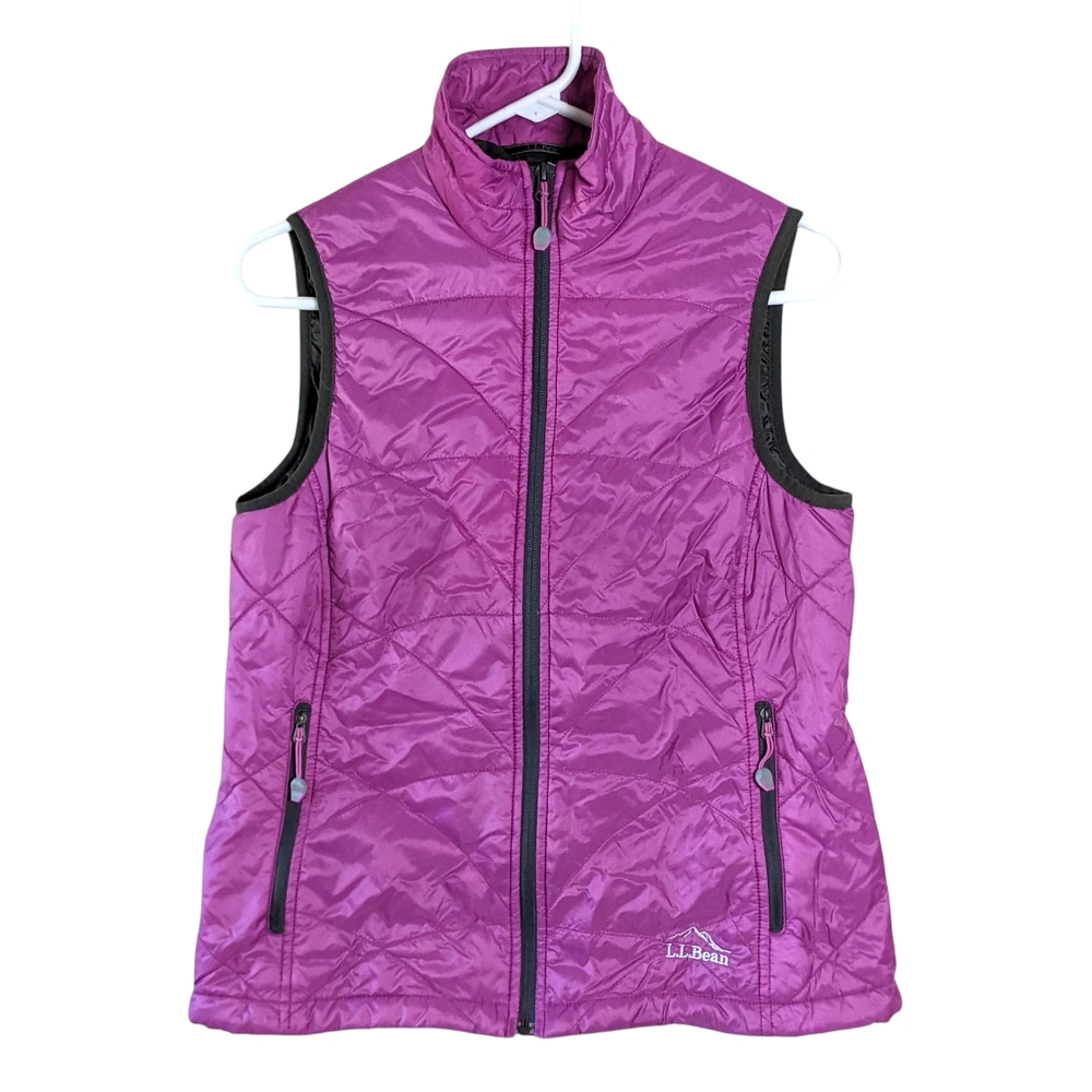 L.L. Bean Women's Purple Quilted Insulated Vest Size XS